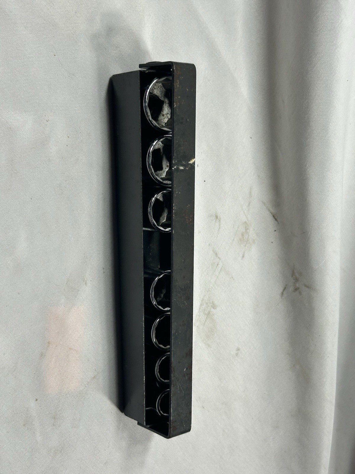 Craftsman 7 pc 3/8″ drive shallow 12 pt metric socket set 9mm-19mm USA made