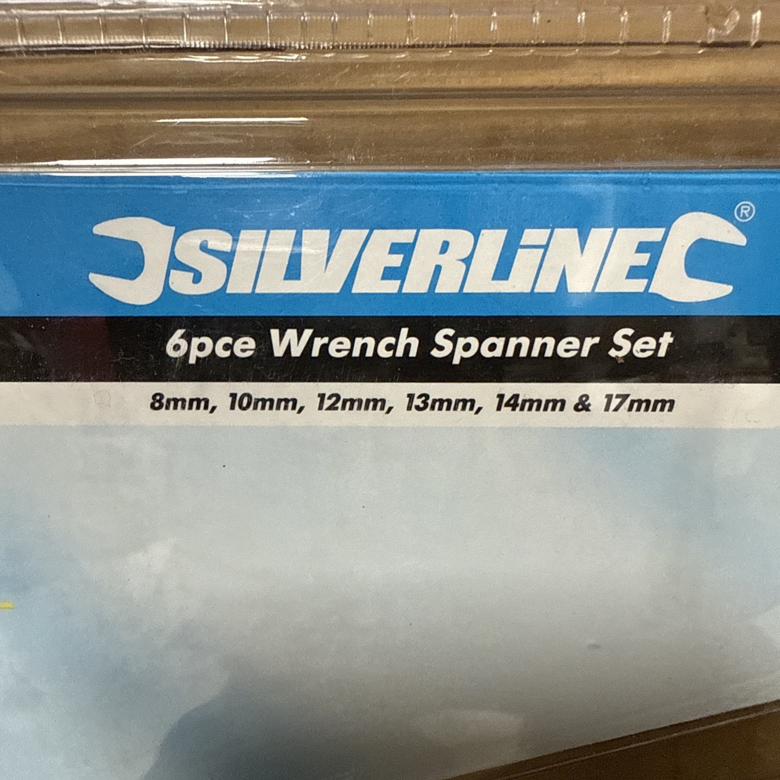 SilverLine 6 Pce Wrench Spanner Set 8Mm10 Mm 12 Mm 13 Mm 14 Mm 17 Mm ￼