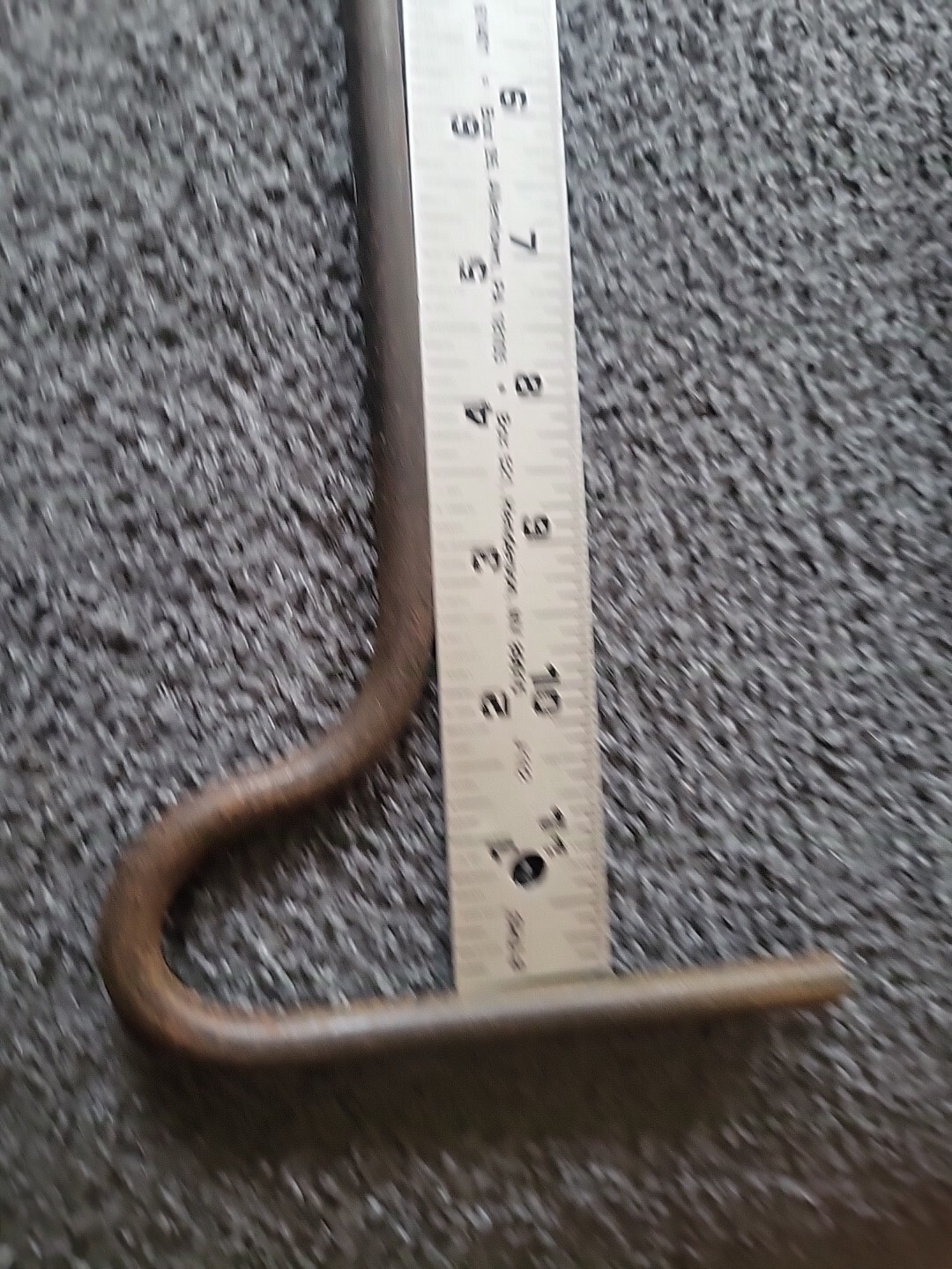 Vintage Auto Body Dent Pick Tool Large Unmarked 17 In
