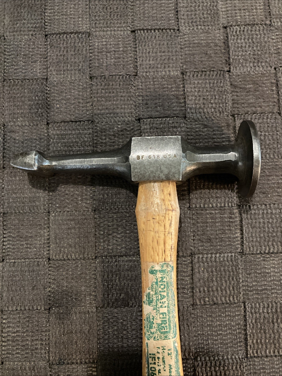 🇺🇸 Snap On Tools Sheet Metal Forming Cross Wide Nose Peen Auto Body Hammer