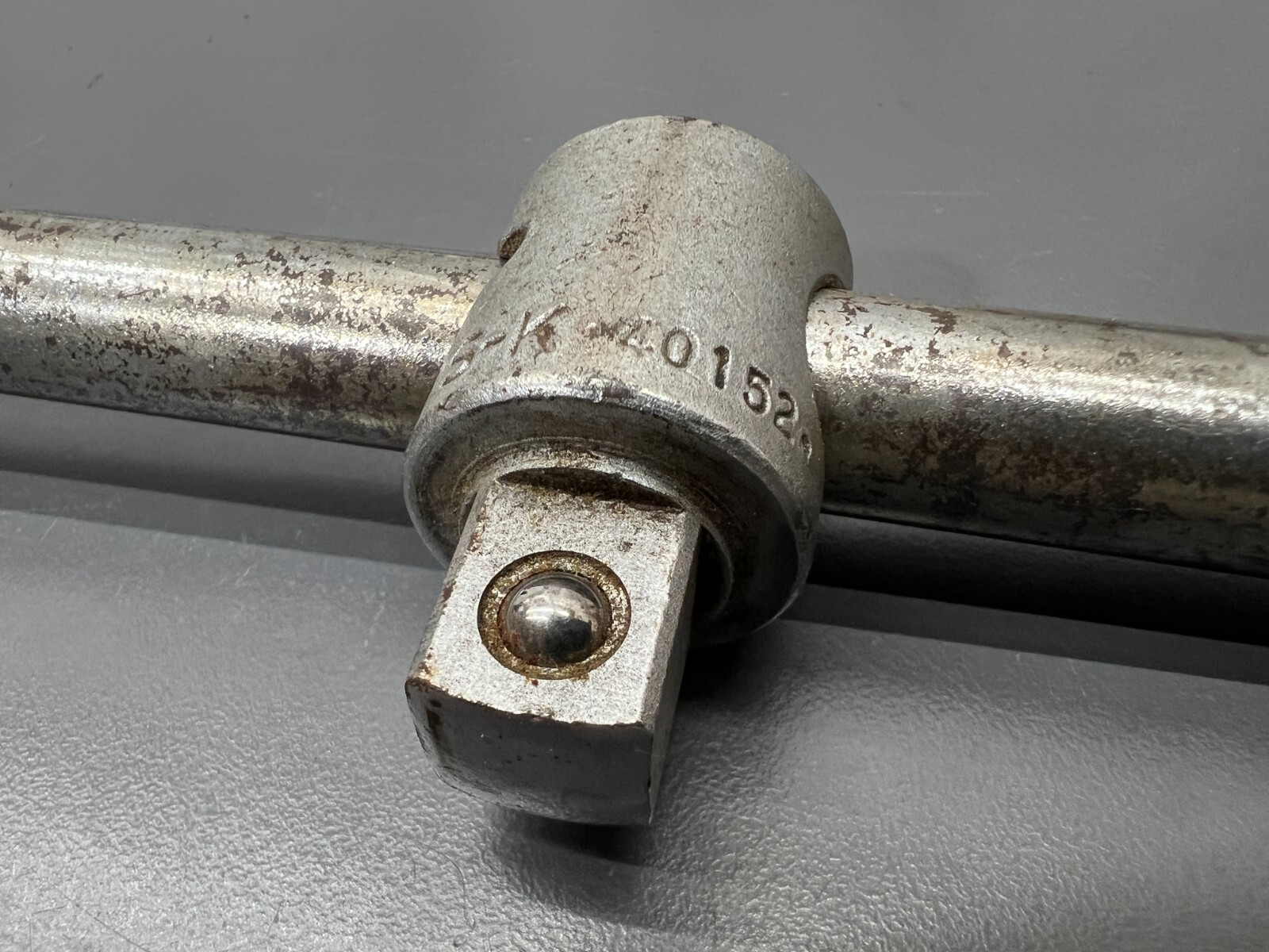 (N) VINTAGE SK S-K TOOLS 40152 1/2″ DRIVE SLIDING T HANDLE BREAKER BAR – USA