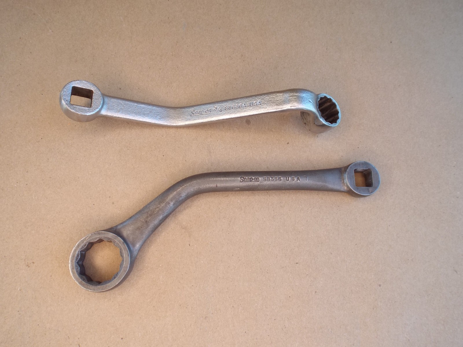 VTG Snap-On S8686A & S8366 3/4″ & 15/16 Specialty Wrench SAE 1/2″ Dr USA (Read)