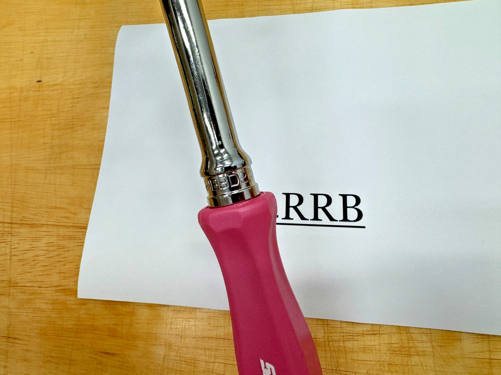 Snap-on Tools USA PINK PEARL 1/2″ Drive Hard Grip Handle Breaker Bar SHBBD24PP