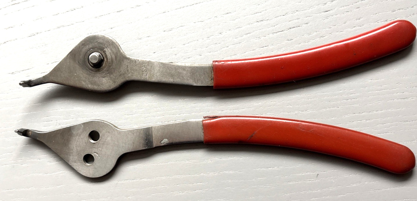 Blue Point #PR349A Internal External Angled Tip Snap Ring Pliers Convertible