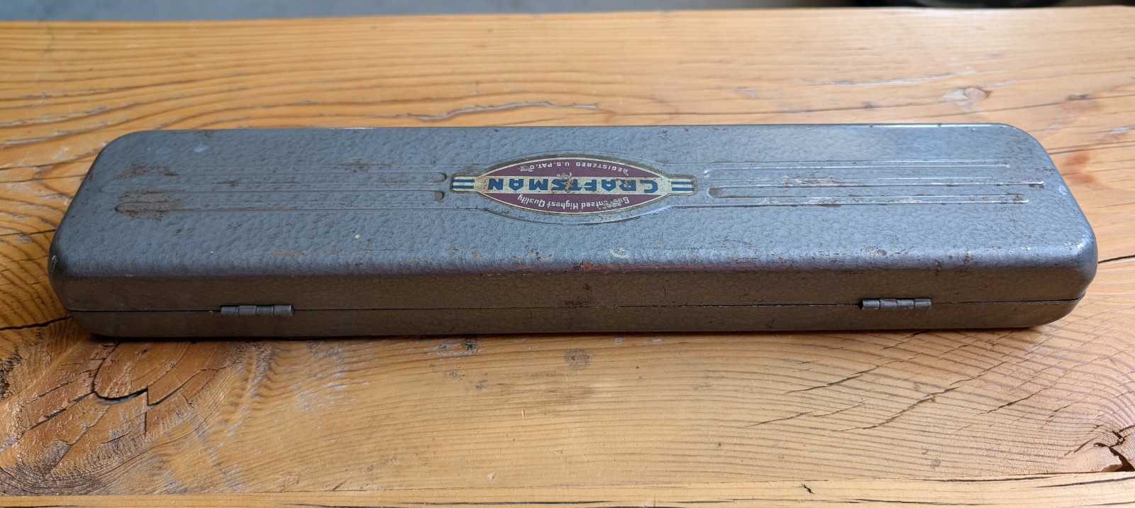 Vintage Craftsman 1/2″ Drive 12pc SAE Socket Set w/ Metal Case *V-Series* USA