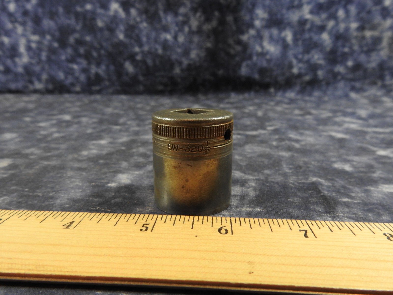 Vintage 1941 Snap-on Tools Socket 1/2″ Drive 12 Point 1″ Shallow SW320 1/2