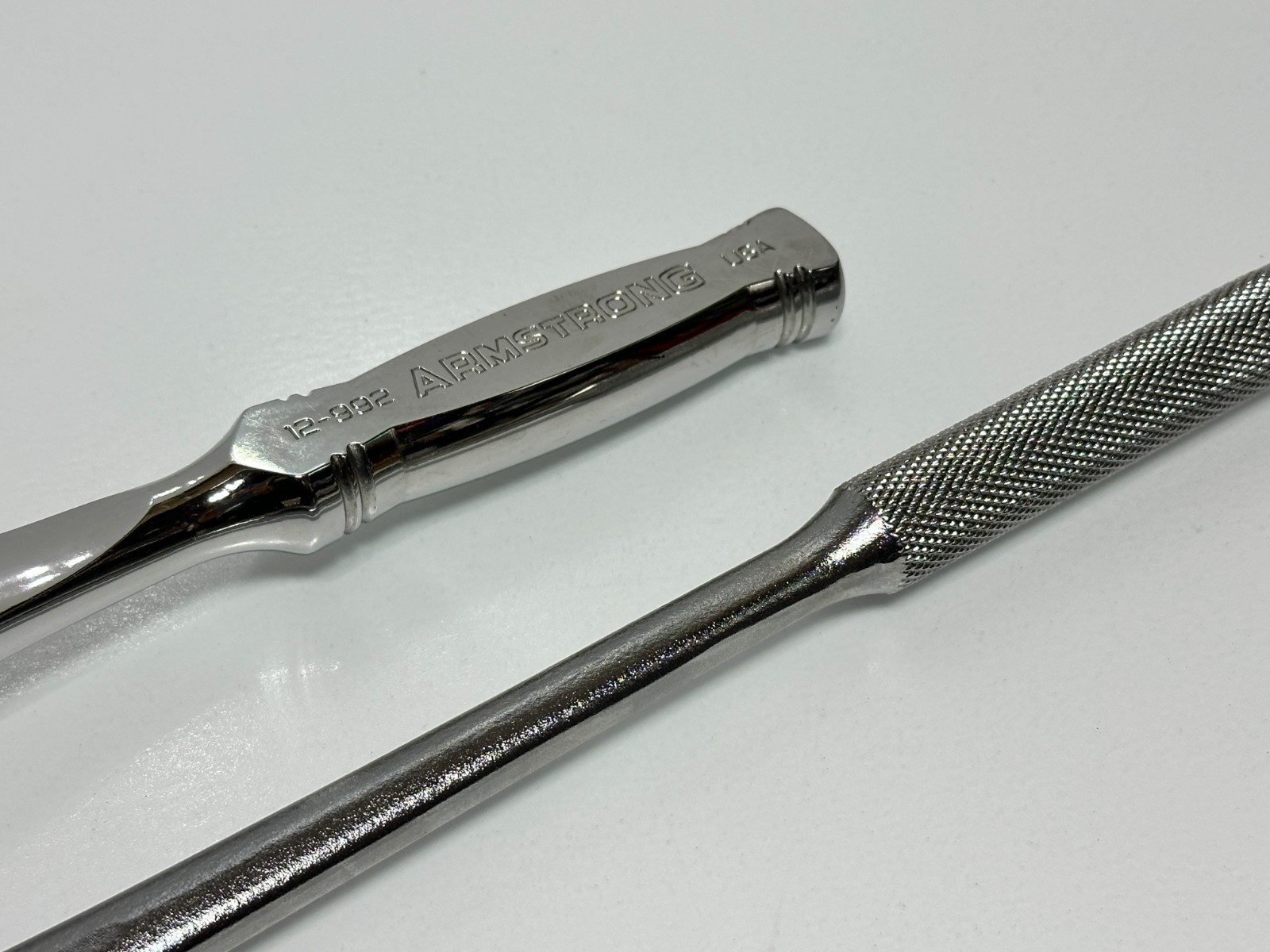 Armstrong Tools USA 12-992 Full Polish Chrome Ratchet w/ Breaker Bar 1/2″ Drive