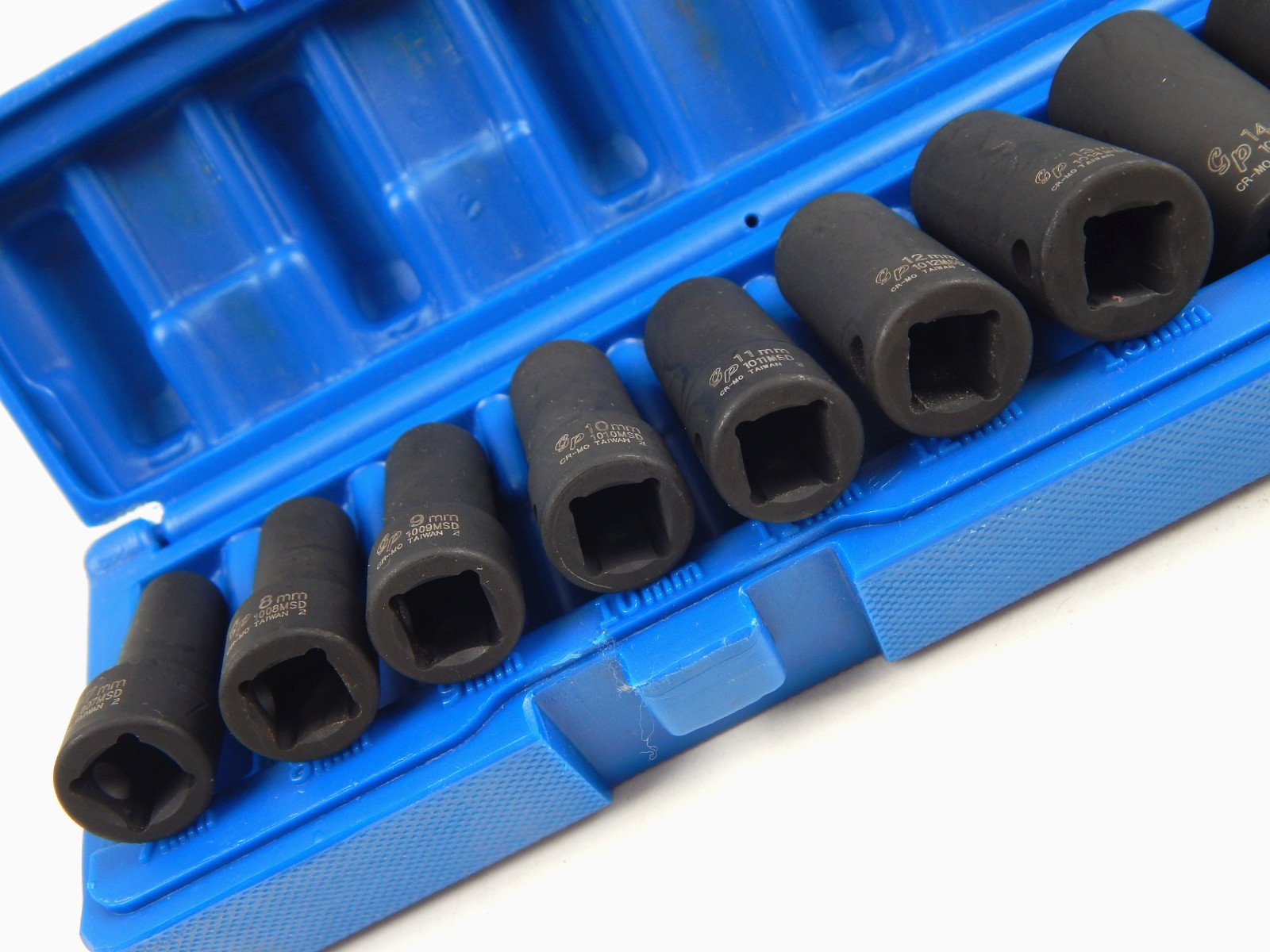 Grey Pneumatic 1213MSD 3/8″ Drive Semi-Deep Impact Socket Set 13 Pieces 7-19mm