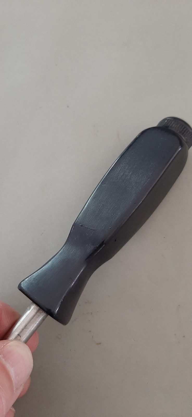 Snap-on SSDM1A Magnetic Hex Bit Holder Spinner Black Hard Handle Stubby READ!!