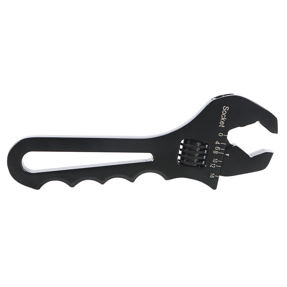 Labwork 3AN-16AN Adjustable Wrench Black Aluminum Tool For Hose End Fitting
