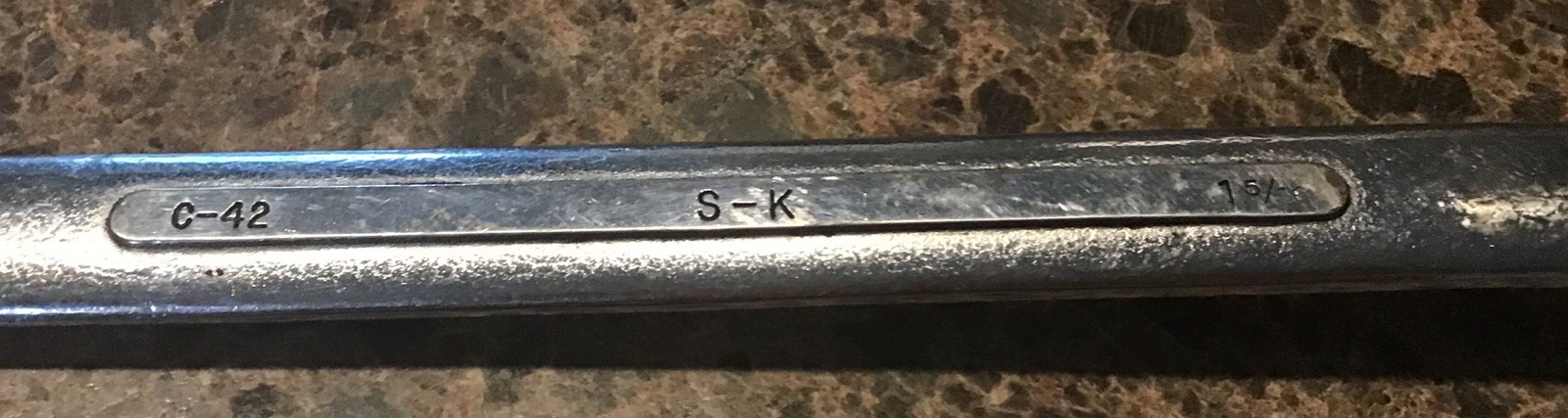 S-K Tools 1-5/16” SAE Combination Wrench C-42 Made In USA