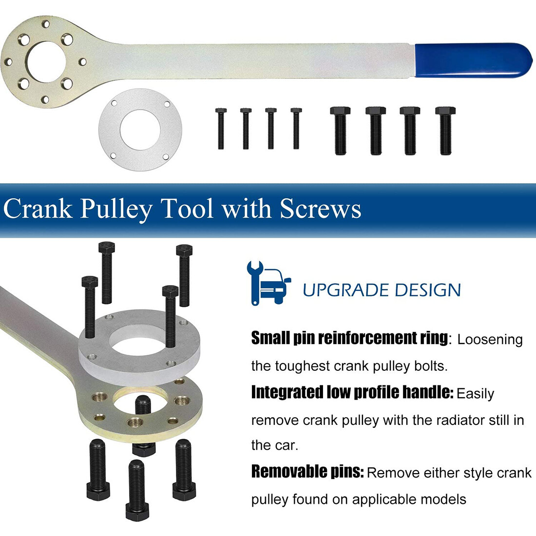 STD Intake/Exhaust Cam Sprocket Crank Pulley Camshaft Gear Lock Tool For Subaru