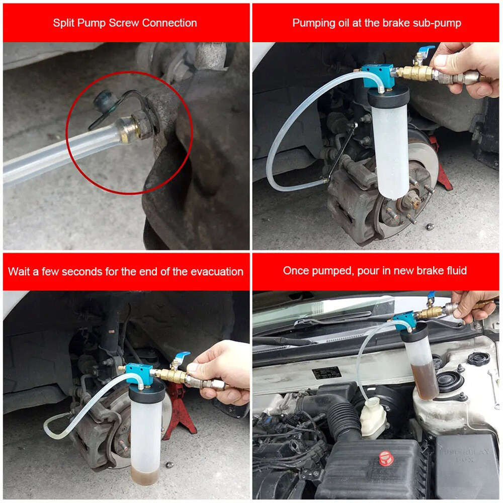 300cc Fluid Extractor Filling Syringe Transfer Liquid Pump Oil Extraction Auto