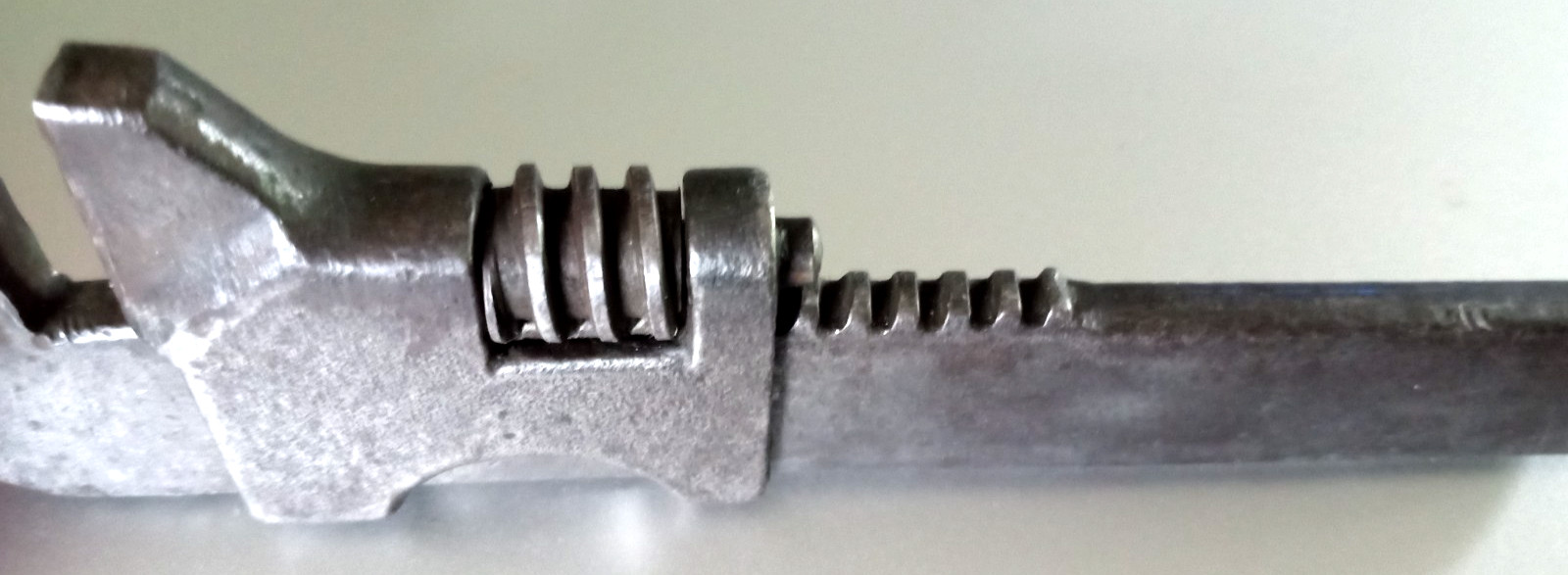 Adjustable Bicycle Wrench 5″ – B1 Diamond by Frank Mossberg about 100 Years Old