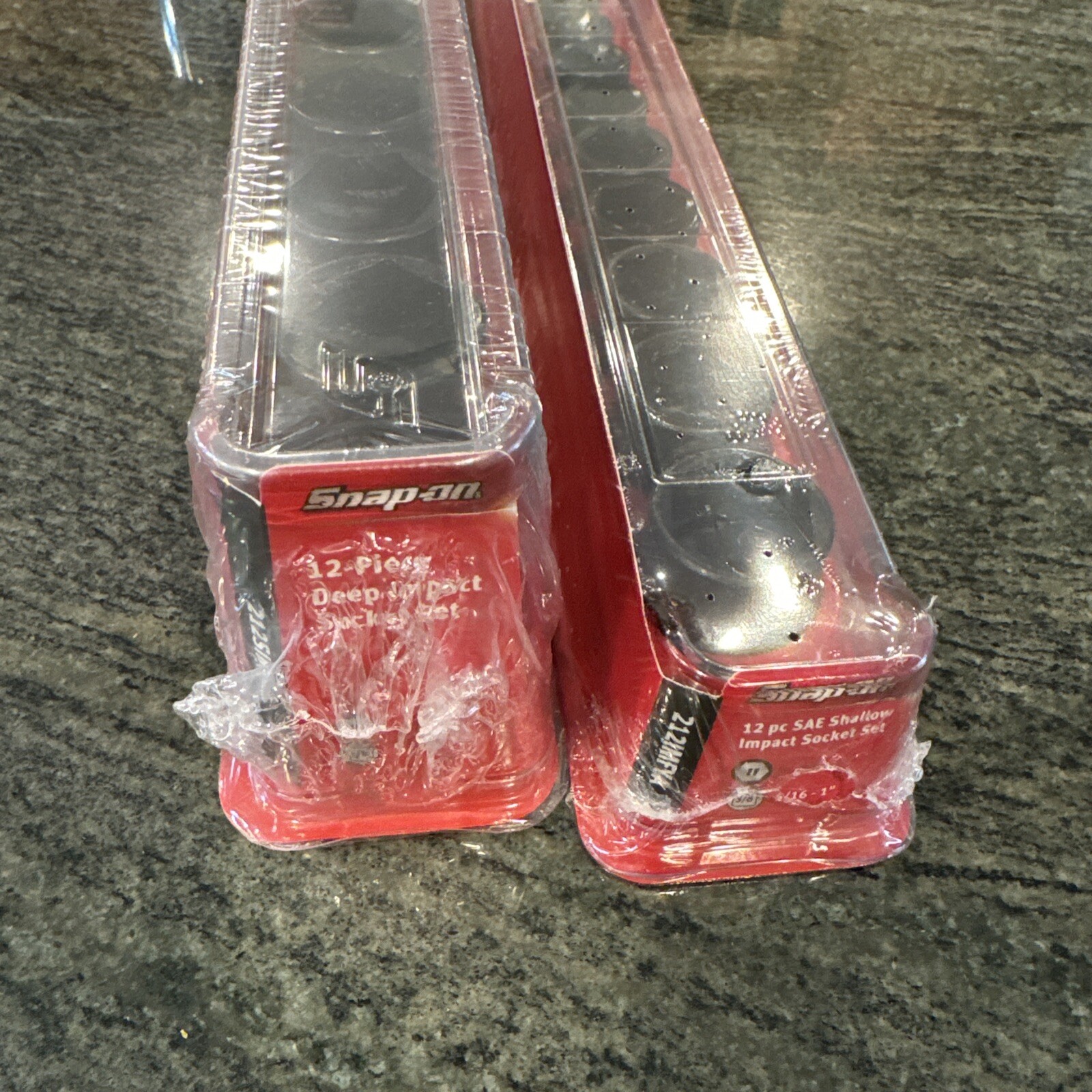 snap on 212simfya, 212imfya combo impact shallow deep socket sets sealed