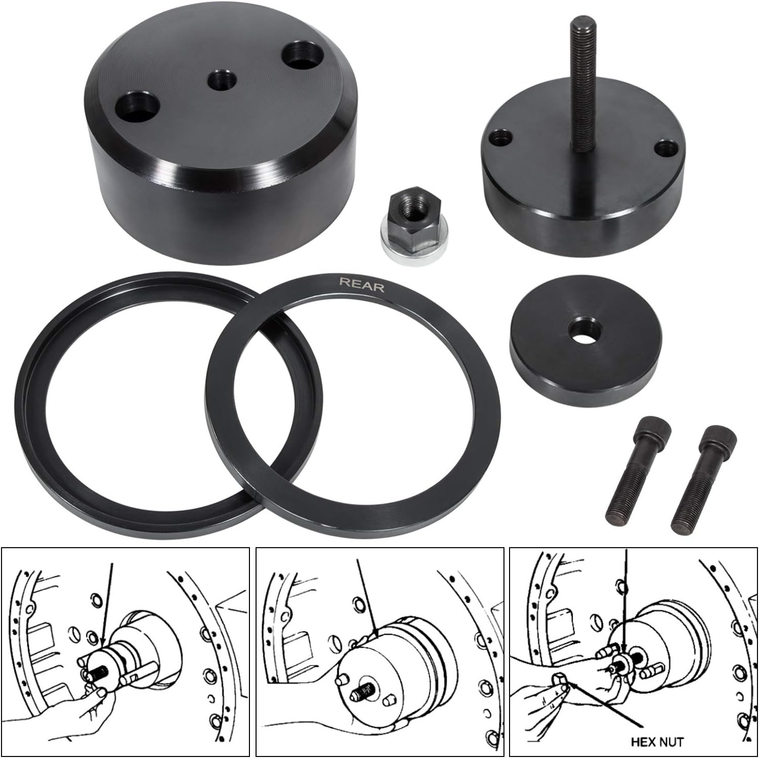 For Detroit Diesel Series 60 12.7L 14L Front Rear Crank Seal Installer J-35686-B