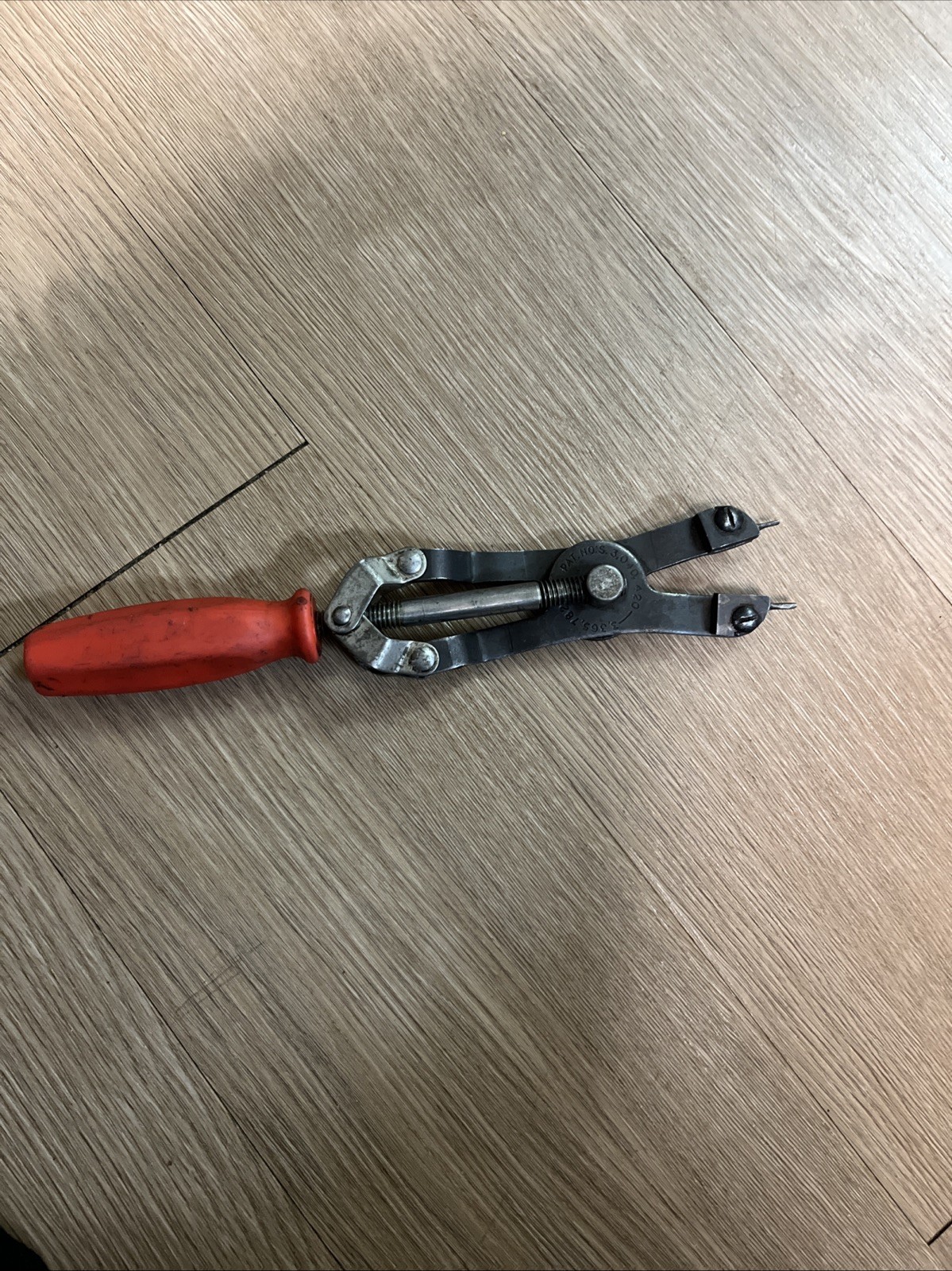 Vintage K-D No 2012 Snap Ring Pliers Turn Screw Adjustment Made in USA Used