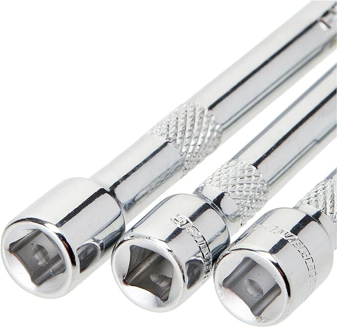 Silverline 1/4″ Extension Bar Set 3pce 598440