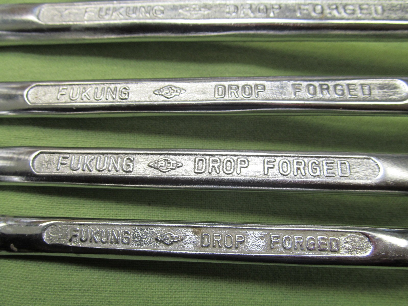 Older China Made 6pc SAE Deep Offset Box End Wrench Set – 3/8″-1″ – Fukung Brand