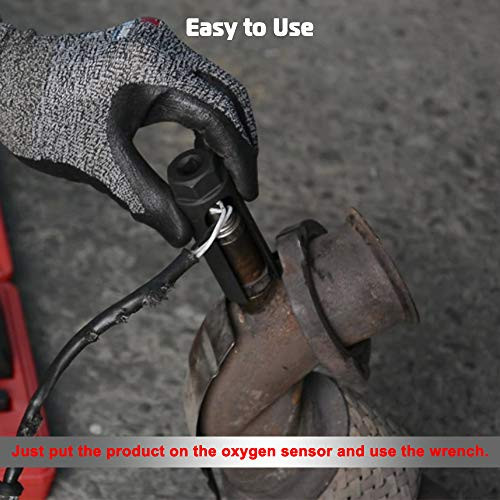Oxygen Sensor Socket with Side Wire Cutout 3/8″ Inch Drive x 7/8″ (22mm) fits