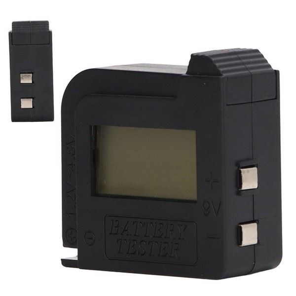 Battery Tester Compact Pocket Size LCD Display Supports 1.5V Button Batteries