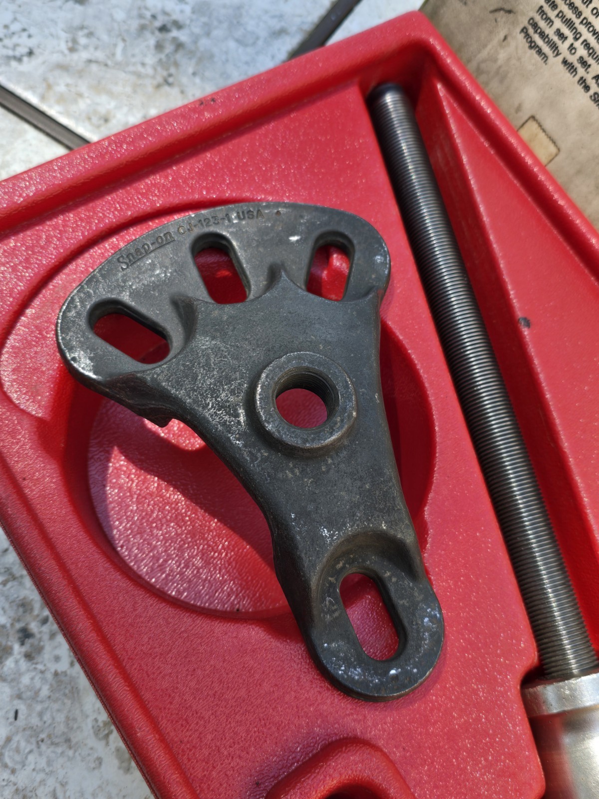 Snap On Tools 7 Piece REAR AXLE PULLER SET, Part# CJ2003