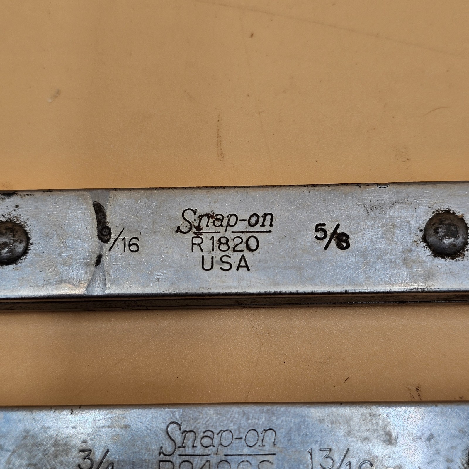 Vintage Snap On Ratcheting Wrench Set Of 3 R1820, R2426S, R-2428