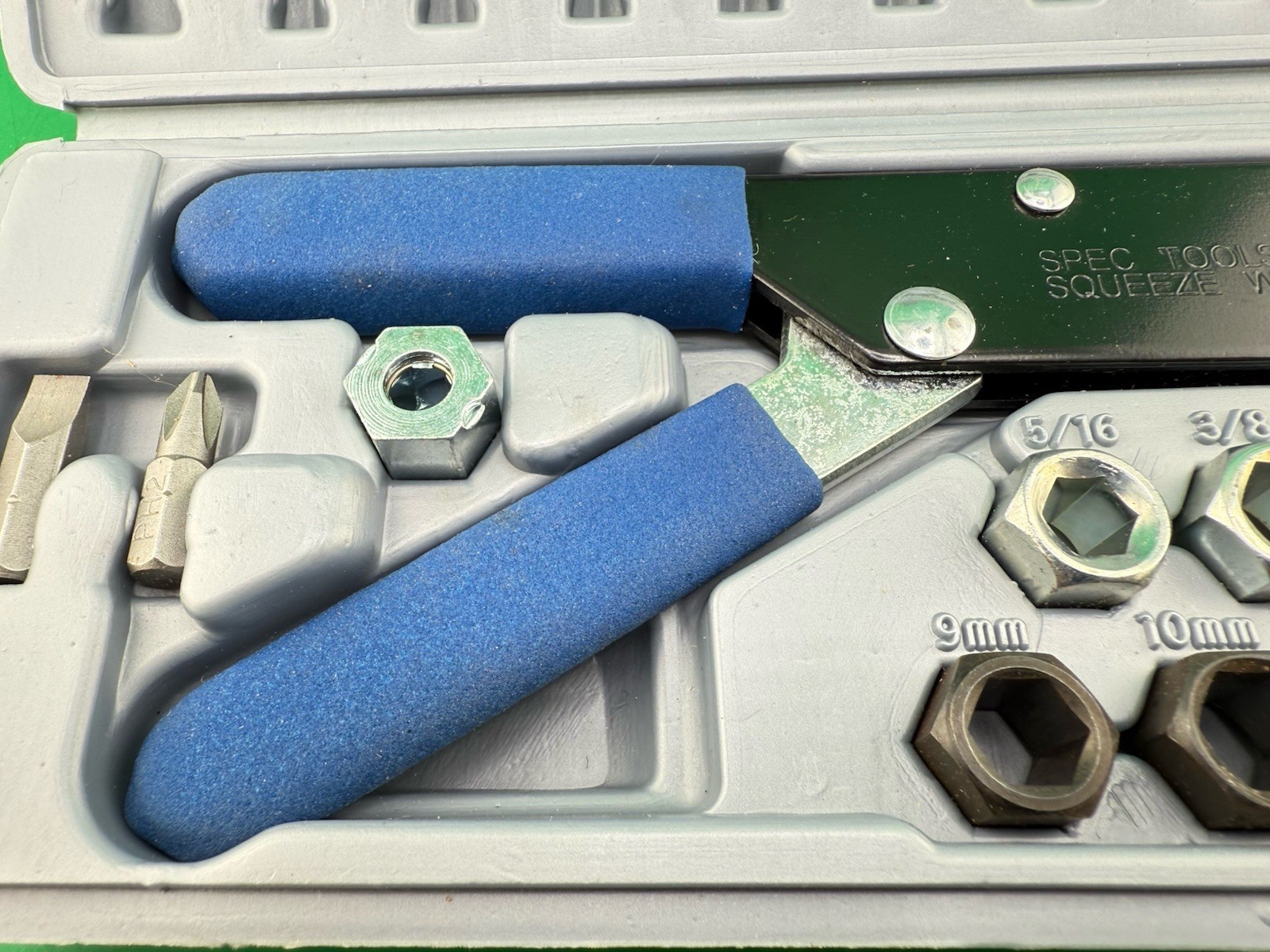 SPEC Tools SQR200 Ratcheting Squeeze Wrench Set Excellent Condition See Photos