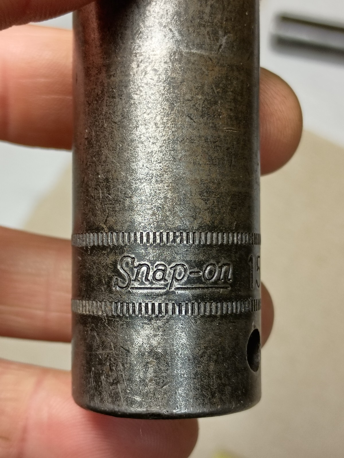 1988 Snap On Tools 1/2″ Drive 15mm METRIC Deep Impact Socket SIMM 150