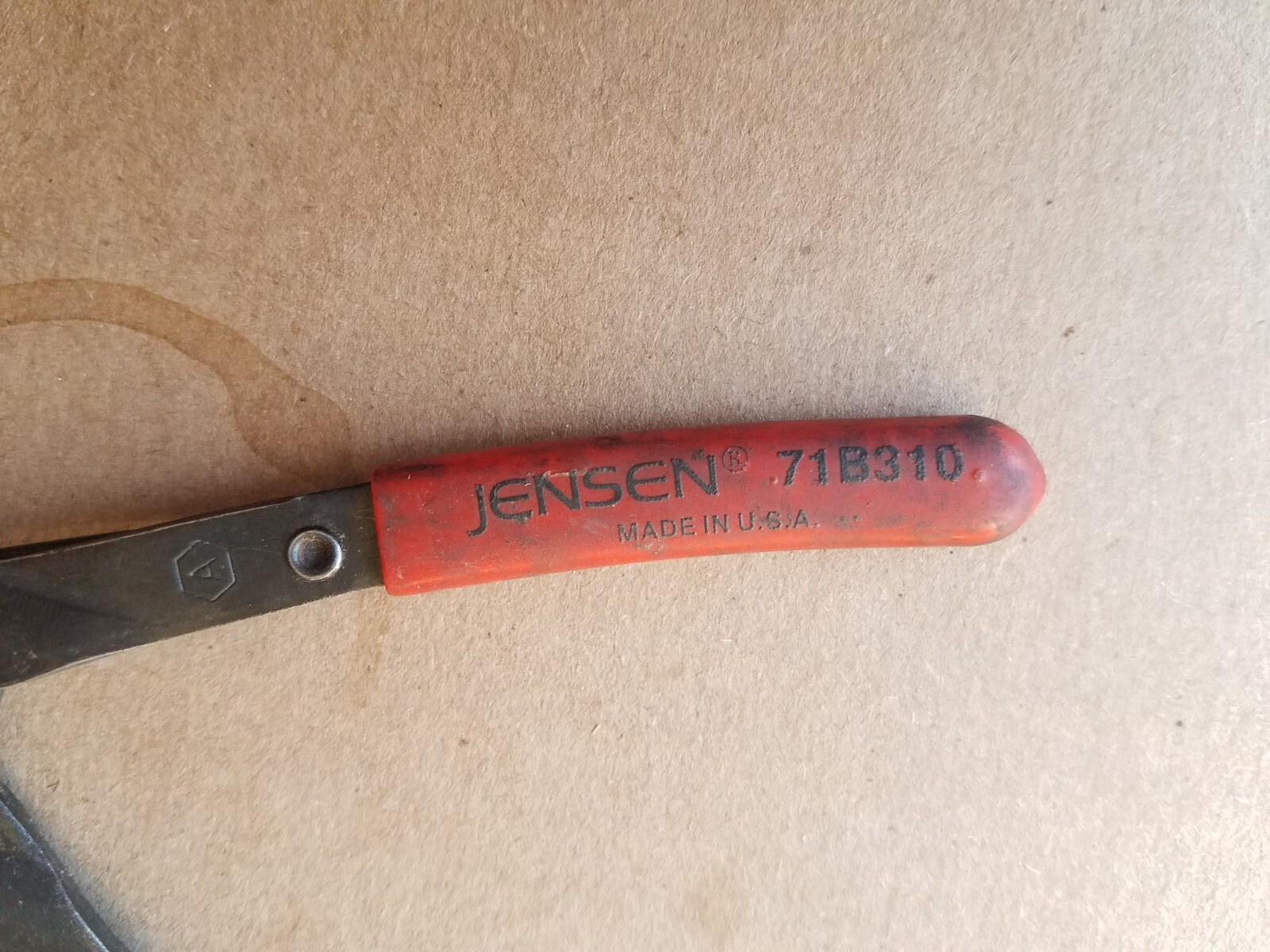 Jensen 71B310 Internal Retaining Ring Pliers – USA clip c tools straight