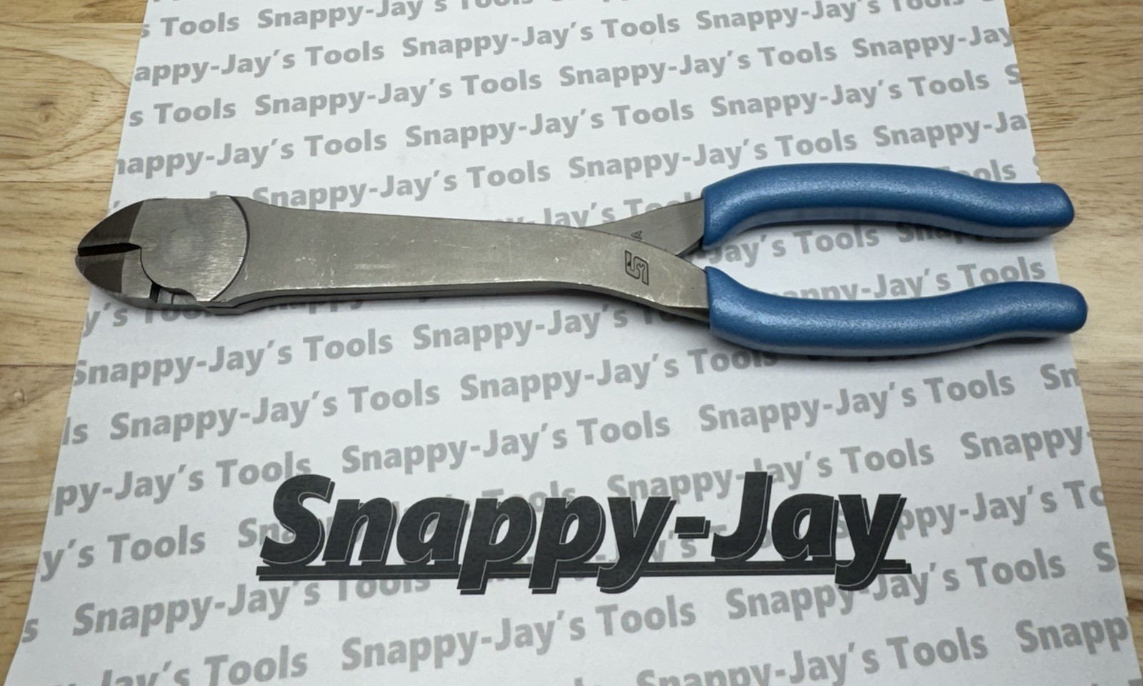 Snap-on Tools USA NEW PEARL BLUE 11″ VectorEdge Heavy-Duty Diagonal Cutter 312CF