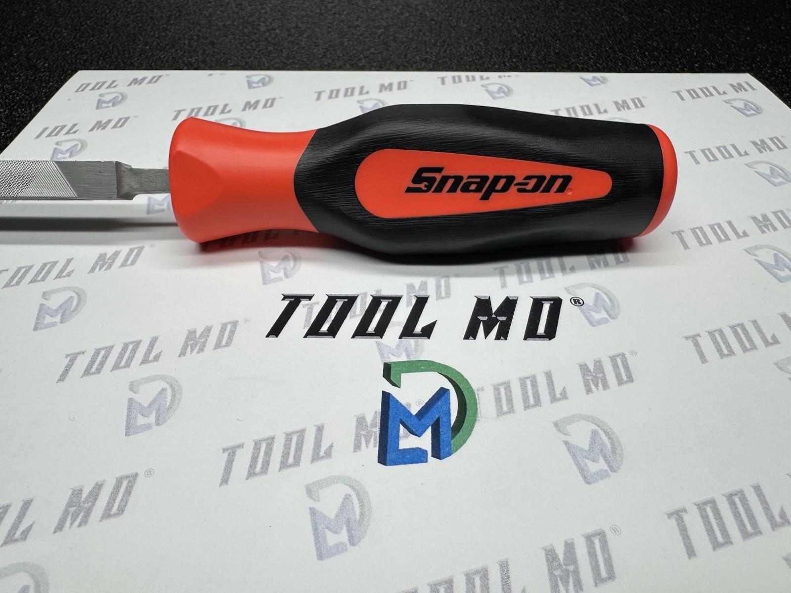 Snap-on Tools NEW ORANGE Soft Grip Four Square 10” Blade File SGHF615B 10SQA