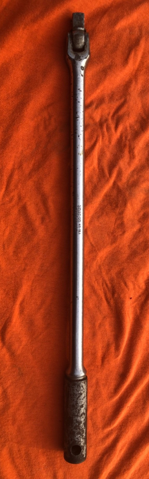 VINTAGE 1/2 INCH DRIVE 18 INCH SNAP -ON No. NS-18A BREAKER BAR w UNDERLINE LOGO