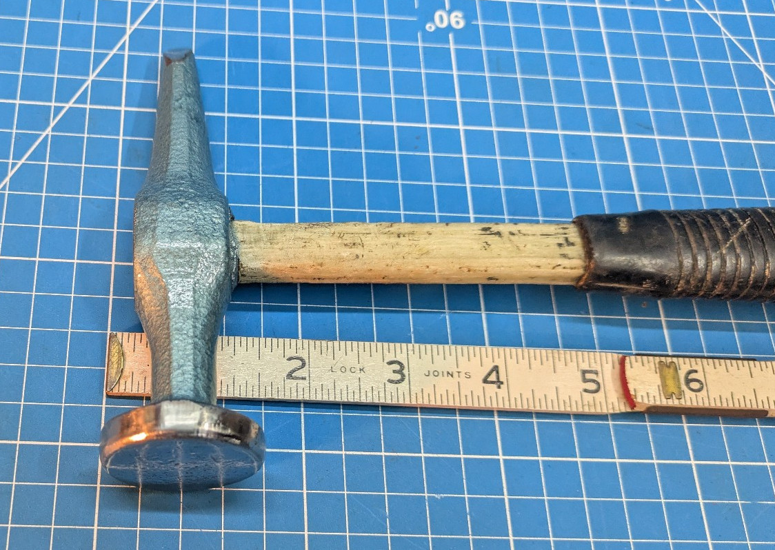 Craftsman Vintage Auto Body Fender Repair Picking Fiberglass Handle Hammer
