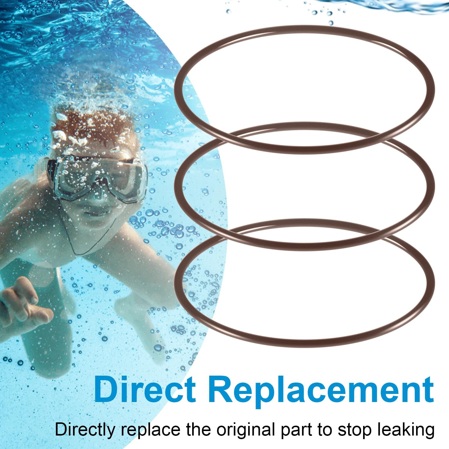 3-Pack R172240,R172223 O-Rings for Pentair Pool Spa Chlorinator Chemical Feeder
