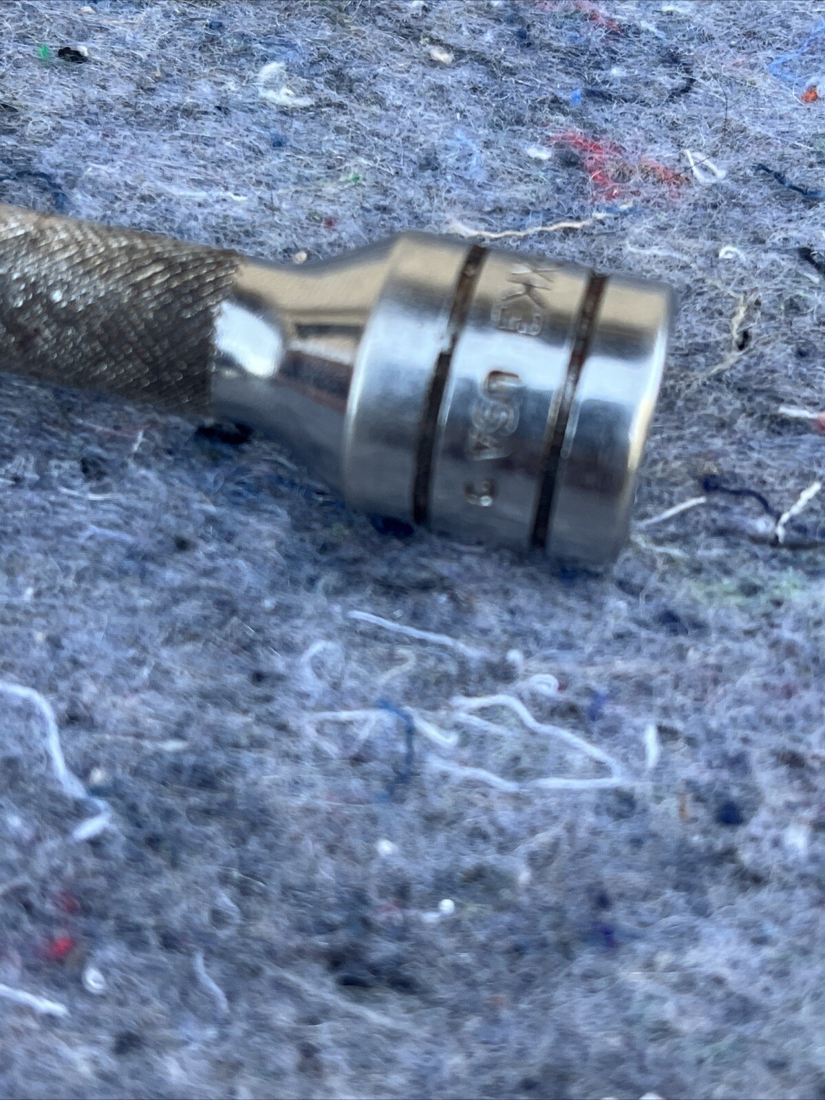 Snap On Tool 3/8″ Drive 3″ Socket Knurled Extension Model FXK3 USA & 7/16 Fvu 14