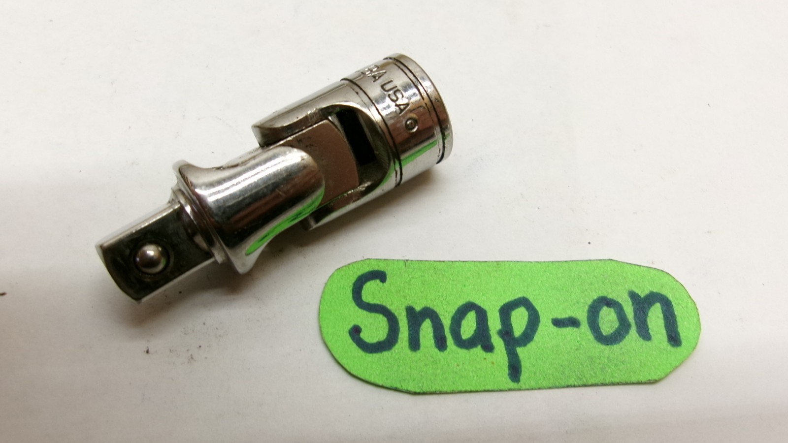 Snap-on tools USA 3/8” drive Universal Joint Chrome Swivel Socket FU8A