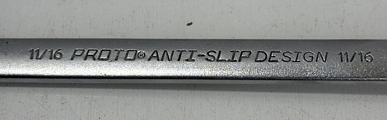 PROTO 1222ASD COMBINATION WRENCH 11/16″ 12 point USA Anti-Slip