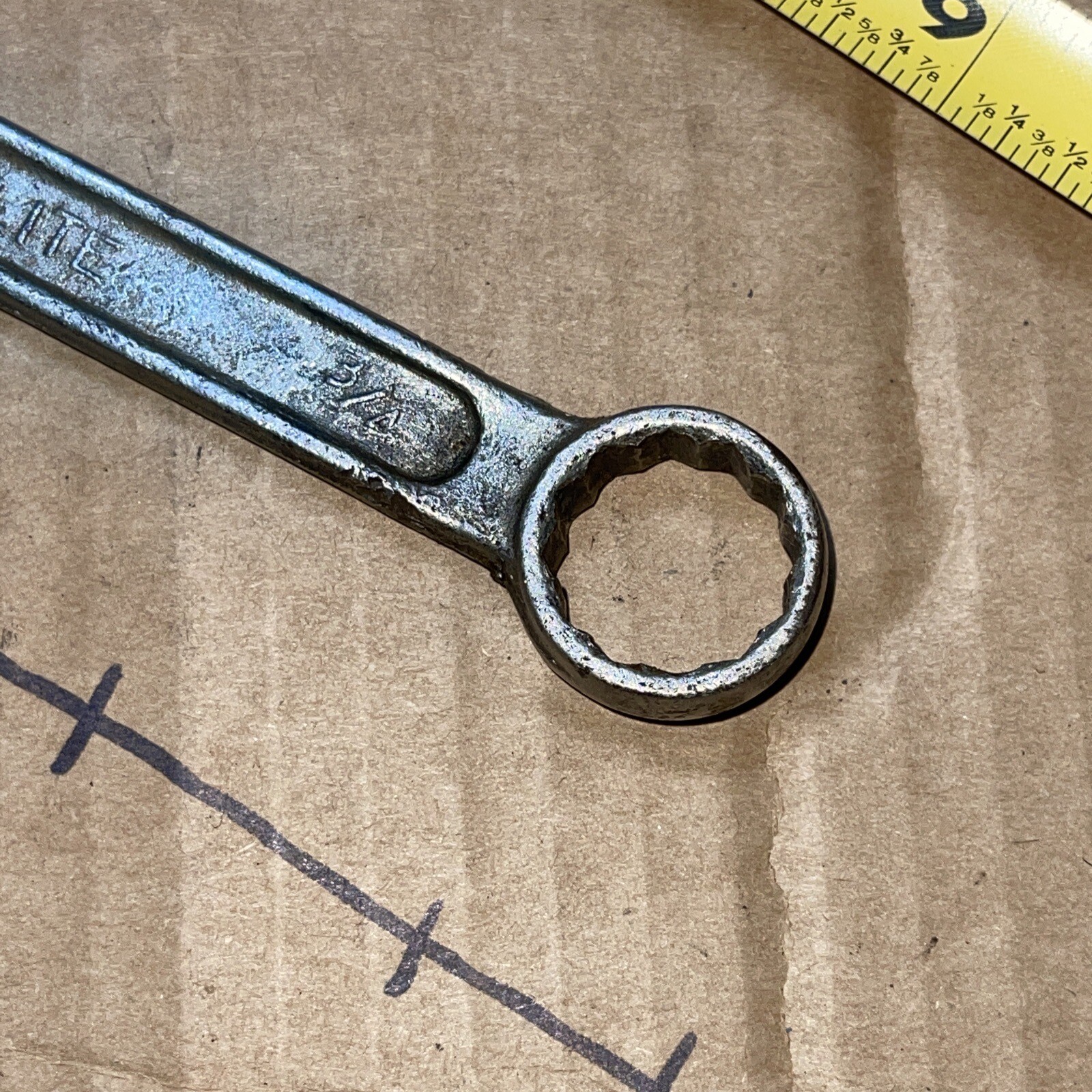 LECTROLITE USA 25/32 In X 3/4 In SAE 12 Point Box End Wrench