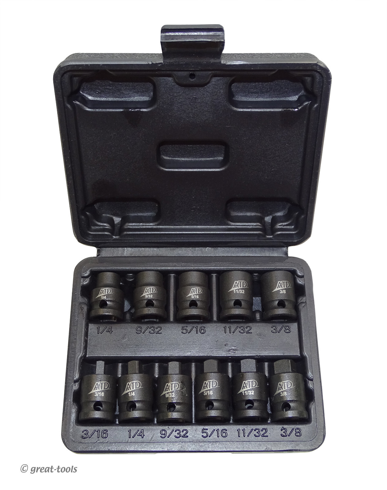 SQUARE PLUG IMPACT SOCKETS – pipe plug socket set – male – female – SAE sizes