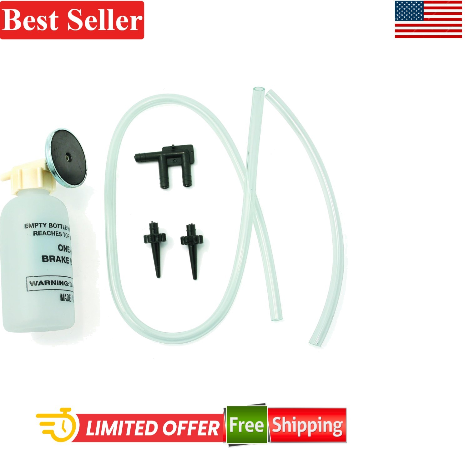 Brake Bleeding Kit Compatible With Calipers Wheel Cylinders Master Cylinders