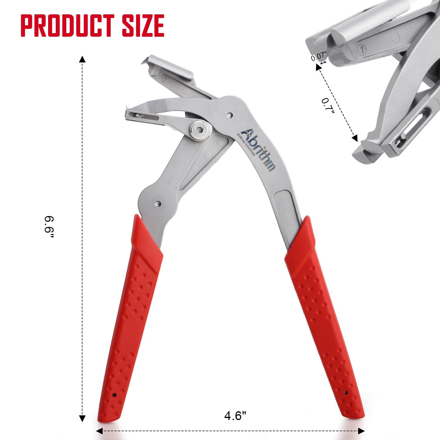 Car Clip Pliers, Professional Auto Removal Pliers Tool, Panel Red