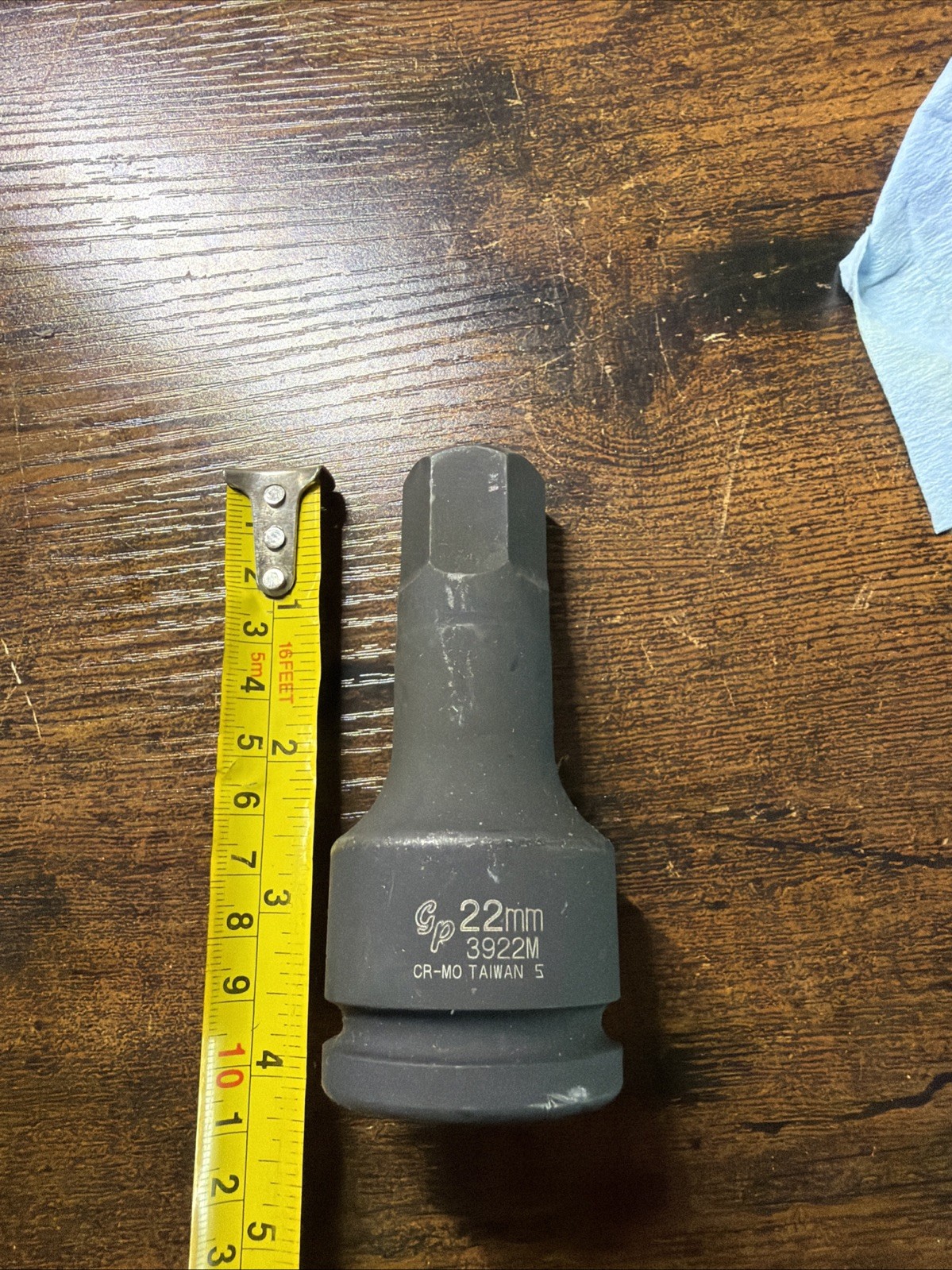 Grey Pneumatic Tools (GP) – Premium 3 4 Inch Drive X 22Mm Hex Driver 3922M NEW