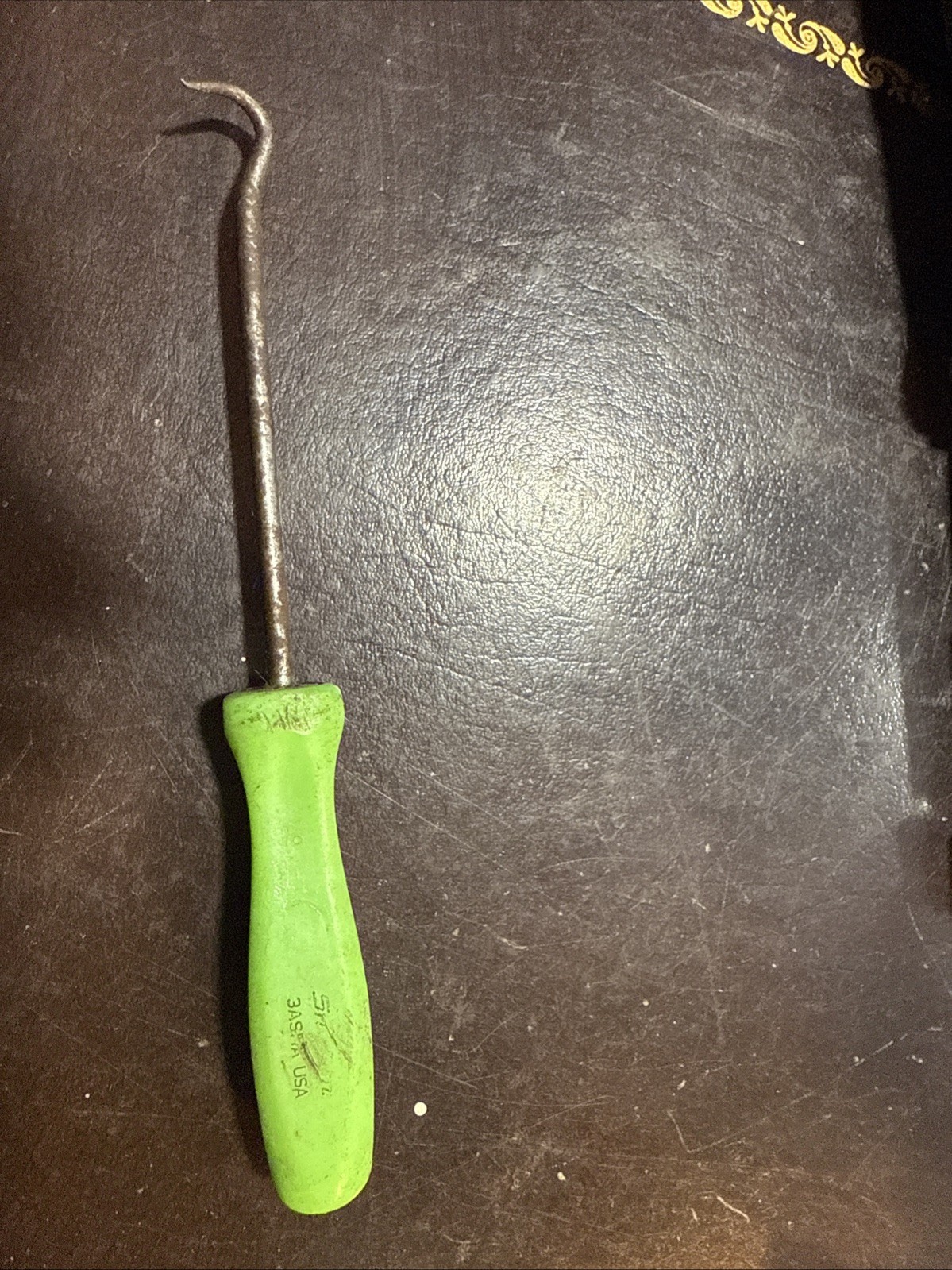 Snap-on Tools USA Classic GREEN Mini Hard Handle Hook Pick 3ASHBG