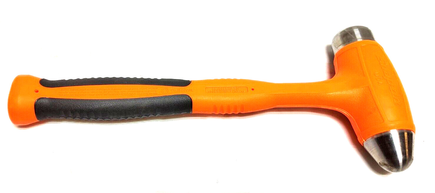 New Snap-on™ Ball Peen Dead Blow Hammer 32 oz. Orange HBBD32 HBBD32O UNused