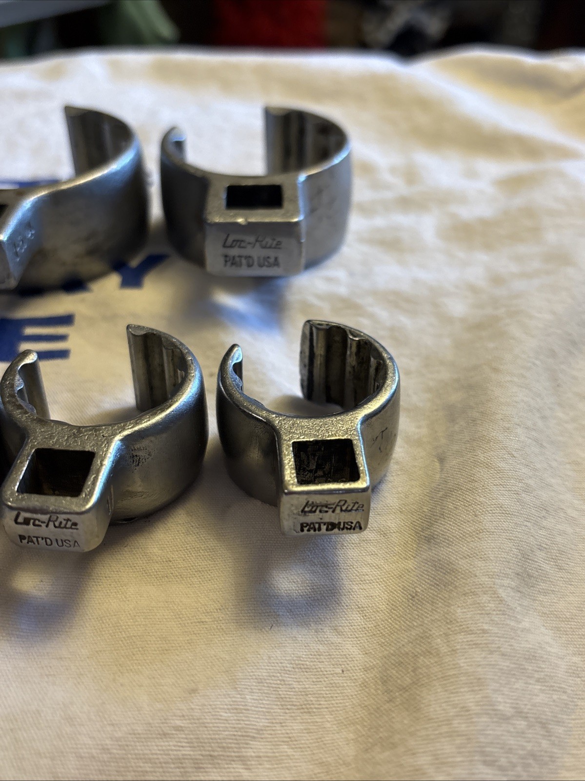 Vintage USA Loc-Rite 1/2″ Drive 12pt 9pc 15/16″ – 1-15/16″ Crowfoot Wrench Set