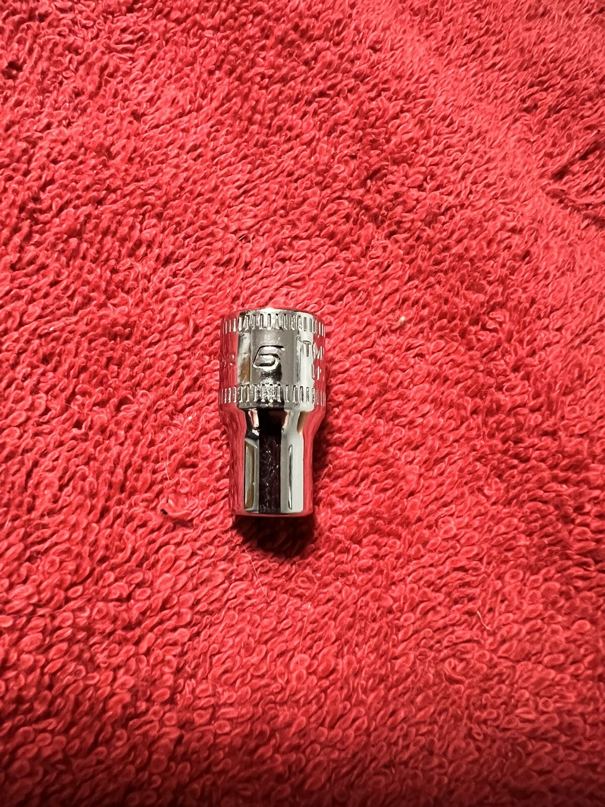 Snap-On TMM6 6mm 1/4” Drive Chrome Shallow Metric Socket Nice !!!