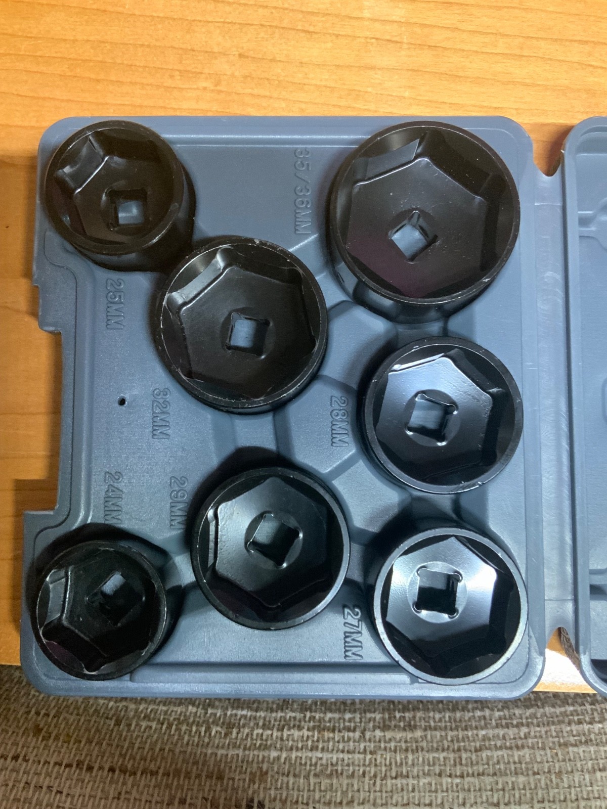 7PC. FILTER SOVKET SET MAC TOOLS 24–25–27–28–29–32–36