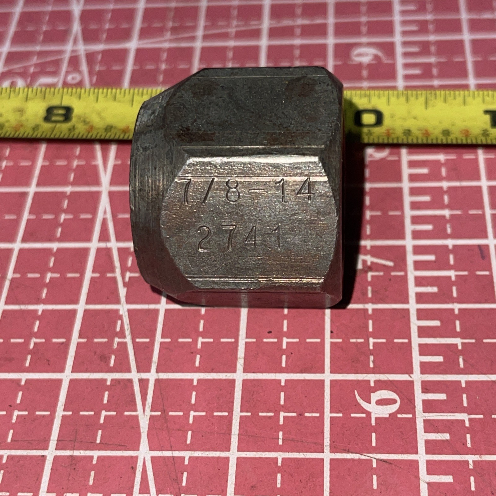 National USA 2741 Push Pull Adapter 7/8-14 Female To 5/8-18 Female Connect OTC