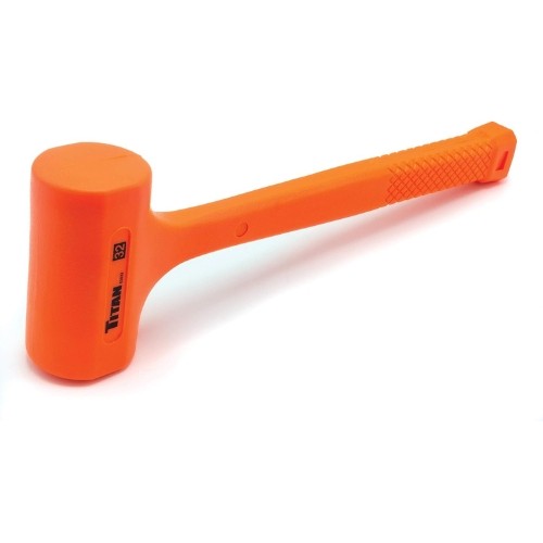 Titan 63032 32 oz. Dead Blow Hammer, Non-Marring Polyurethane Head, Textured